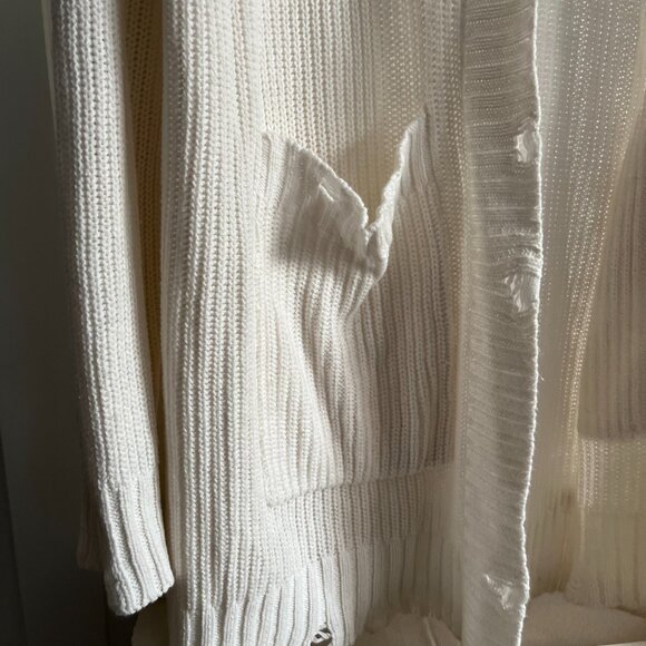 BNWT INC International Concepts snowfall white fashion with hood (XXL) POCKETS - Picture 6 of 8